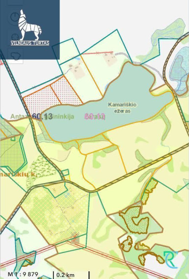 Parduodamas  sklypas Kamariškių k., Zarasų r. sav., 535 a ploto 5