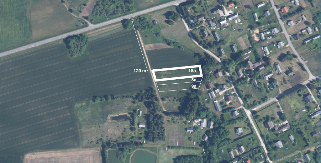 Parduodamas sklypas Kiemelių k., Širvintų r. sav., 18.00 a ploto 3