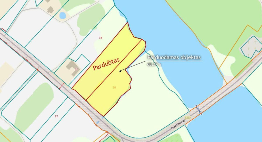 Parduodamas  sklypas Tvenkinių g., Levaniškių k., Širvintų r. sav., 68.27 a ploto 21