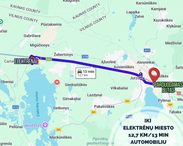 Parduodamas butas Elektrėnų sav., Vievio m., Kauno g.30, 41.81 m2 ploto, 2 kambariai 16