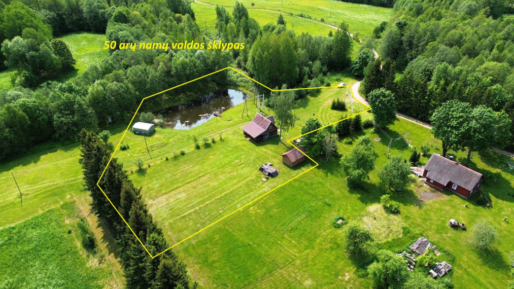 Parduodamas namas Tėviškės g., Katlėrių k., Utenos r. sav., 53.00 m² ploto 2 kambariai 6