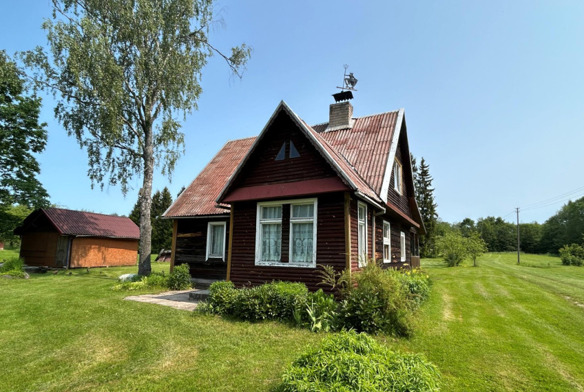 Parduodamas namas Tėviškės g., Katlėrių k., Utenos r. sav., 53.00 m² ploto 2 kambariai 7