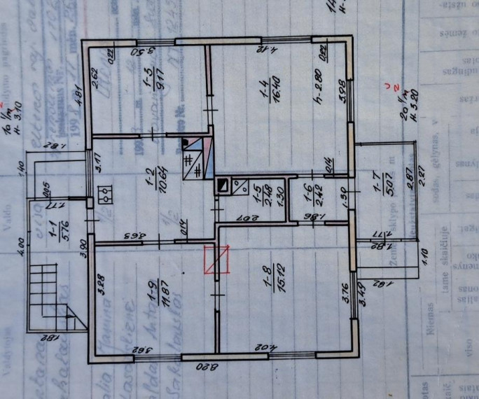 Parduodamas namas Astiko g., Užpalių mstl., Utenos r. sav., 78.93 m² ploto 4 kambariai 9