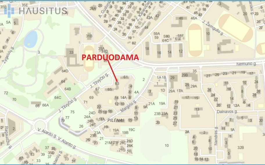 Parduodamas butas J. Tilvyčio g., Pilėnuose, Panevėžyje, 53.23 kv.m ploto 30
