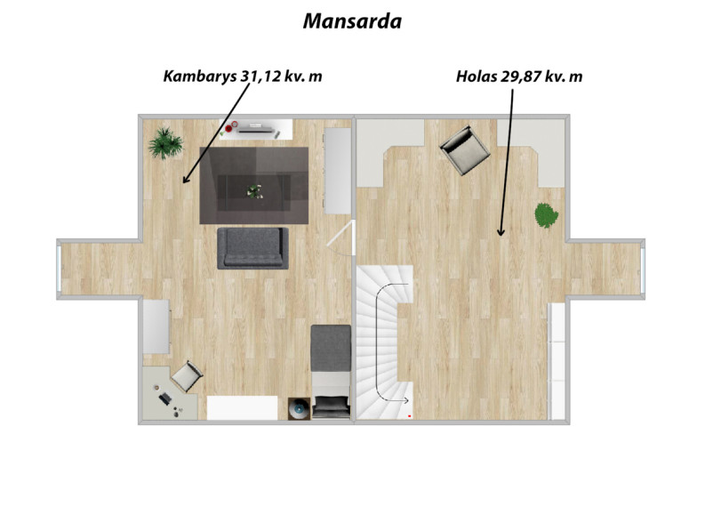 Parduodamas namas Vyšnių g., Molėtų m., Molėtų r. sav., 290.16 m2 ploto, 2 aukštai 28