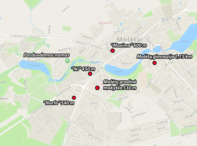 Parduodamas namas Vyšnių g., Molėtų m., Molėtų r. sav., 290.16 m2 ploto, 2 aukštai 35