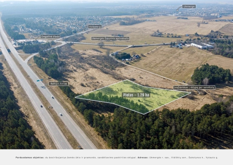 Parduodamas  sklypas Dukstynos k., Ukmergės r. sav., 129.5 a ploto 8