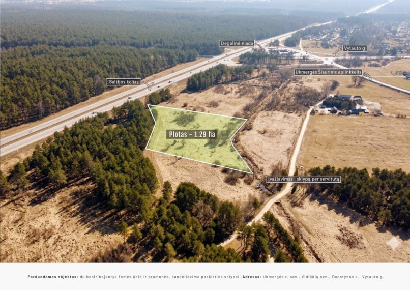 Parduodamas  sklypas Dukstynos k., Ukmergės r. sav., 129.5 a ploto 9