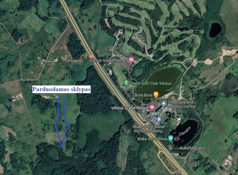 Parduodamas  sklypas Tintiniškių k., Vilniaus r. sav., 361 a ploto 1