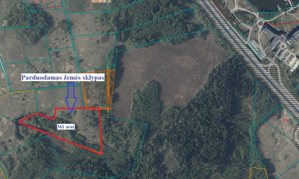 Parduodamas  sklypas Tintiniškių k., Vilniaus r. sav., 361 a ploto 2