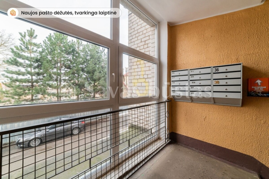 Parduodamas butas Vilniaus g., Šiaulių m., Šiaulių m. sav., 52.75 m2 ploto, 2 kambariai 16