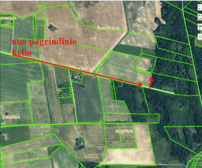 Nuomojamas sklypas Žumbrickių k., Panevėžio r. sav., 200.00 a ploto 1
