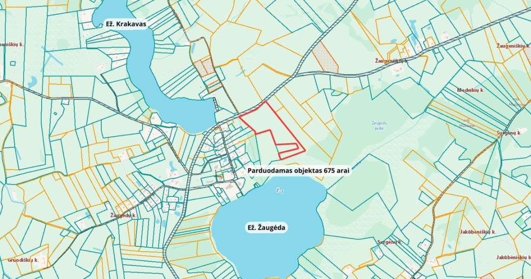 Parduodamas  sklypas Žaugėdų k., Molėtų r. sav., 675 a ploto 7