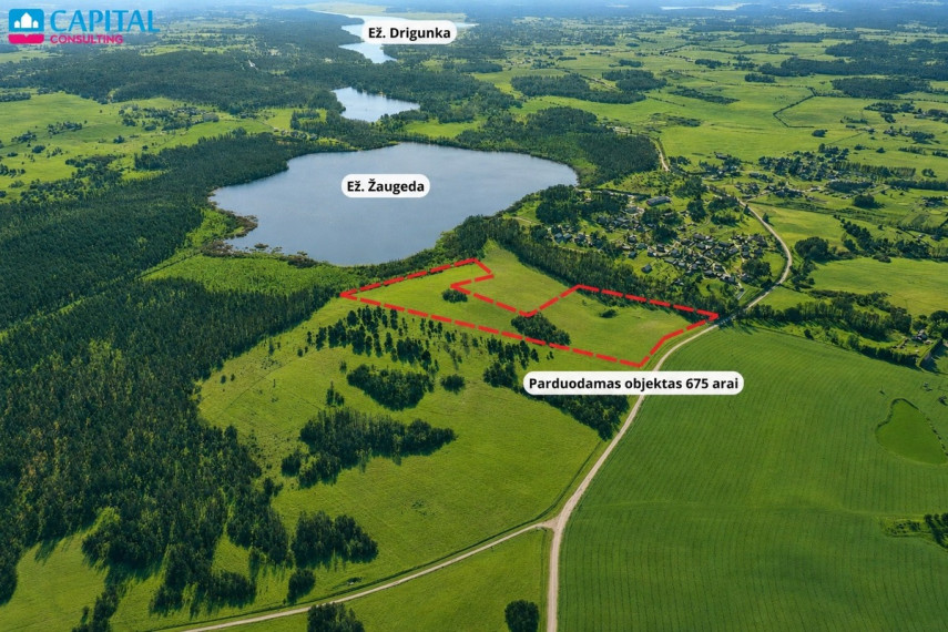 Parduodamas  sklypas Žaugėdų k., Molėtų r. sav., 675 a ploto 1