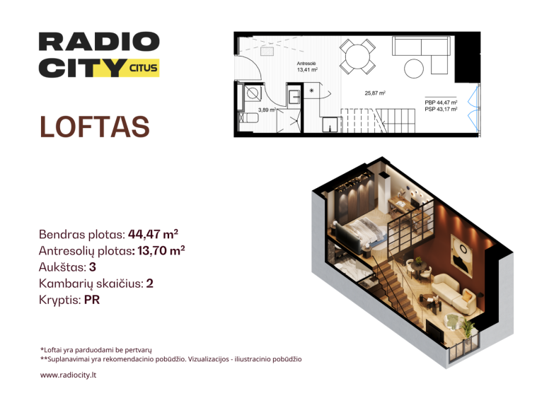 Parduodamas butas Žemaičių g., Žaliakalnis, Kauno m., Kauno m. sav., 44.47 m² ploto 2 kambariai 2