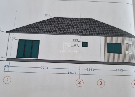 Parduodamas namas Dituvos k., Klaipėdos r. sav., 105 m2 ploto, 1 aukštai