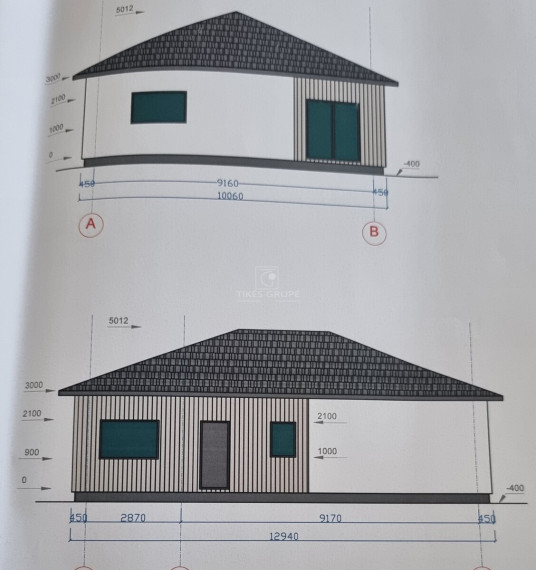 Parduodamas namas Dituvos k., Klaipėdos r. sav., 105 m2 ploto, 1 aukštai 3
