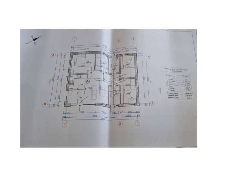 Parduodamas namas Dituvos k., Klaipėdos r. sav., 105 m2 ploto, 1 aukštai 9