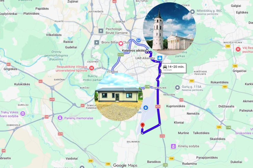 Parduodamas namas Salininkų Sodų 5-oji g., Vilniaus m., Vilniaus m. sav., 80 m2 ploto, 1 aukštai 35
