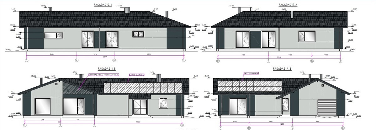 Parduodamas namas Pamarliškių g., Pamarliškių k., Panevėžio r. sav., 199.78 m2 ploto, 1 aukštai 3