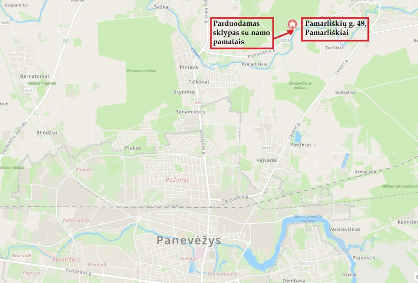 Parduodamas namas Pamarliškių g., Pamarliškių k., Panevėžio r. sav., 199.78 m2 ploto, 1 aukštai 12