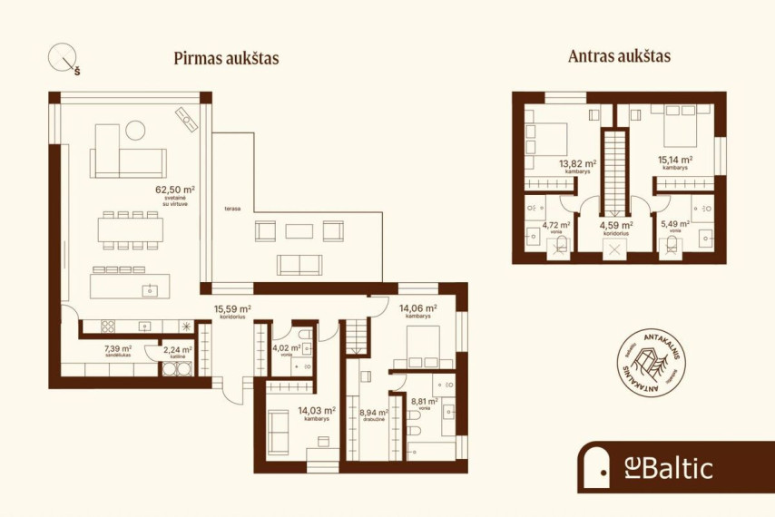 Parduodamas namas Veržuvos g., Vilniaus m., Vilniaus m. sav., 247.91 m2 ploto, 2 aukštai 38