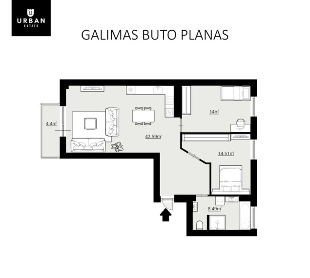 Parduodamas butas Žirmūnų g., Žirmūnuose, Vilniuje, 83.22 kv.m ploto 24