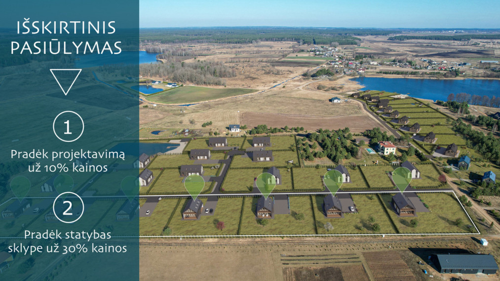 Parduodamas  sklypas Luknos g., Senojo Tarpupio k., Trakų r. sav., 25.89 a ploto 2