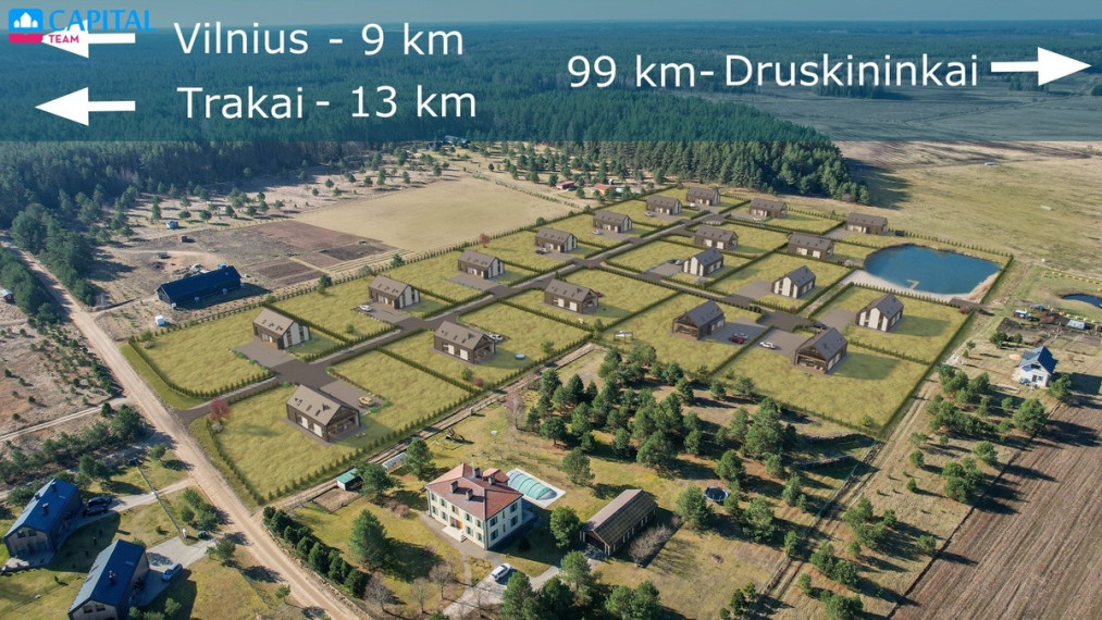 Parduodamas  sklypas Luknos g., Senojo Tarpupio k., Trakų r. sav., 25.89 a ploto 5
