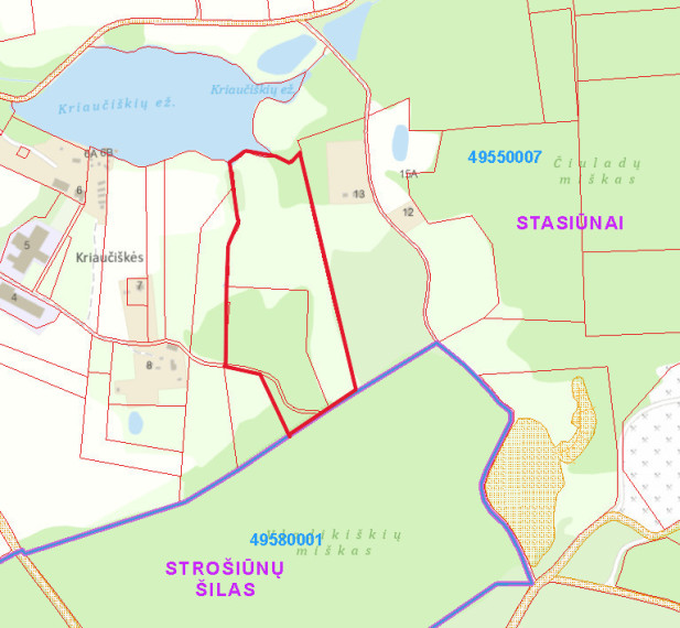 Parduodami sklypai Kriaučiškių k., Žiežmarių sen., Kaišiadorių r. 5