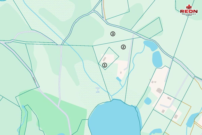 Parduodamas  sklypas Bernotų k., Vilniaus r. sav., 409 a ploto 5