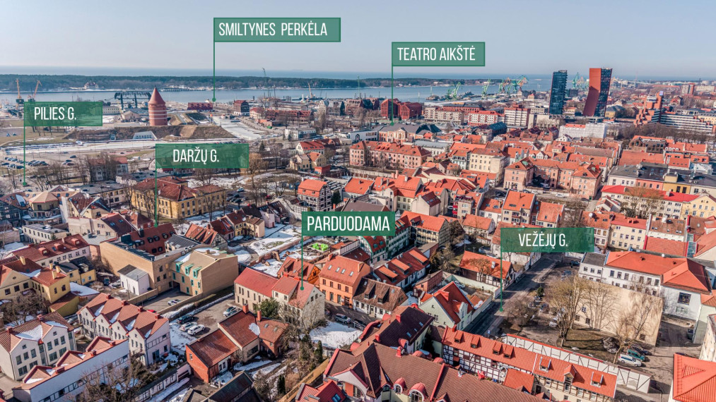 Parduodamas namas Daržų g., Senamiestis, Klaipėdos m., Klaipėdos m. sav., 170.00 m² ploto 8 kambariai 1