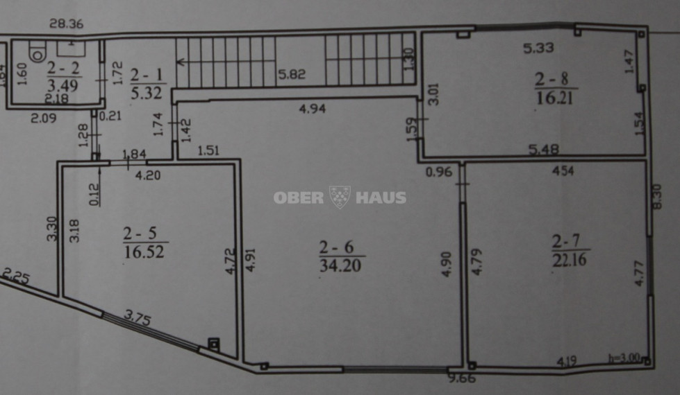 Nuomojamos administracinės patalpos Savanorių pr., Vilkpėdė, Vilniaus m., Vilniaus m. sav., 49.36 m2 ploto 10