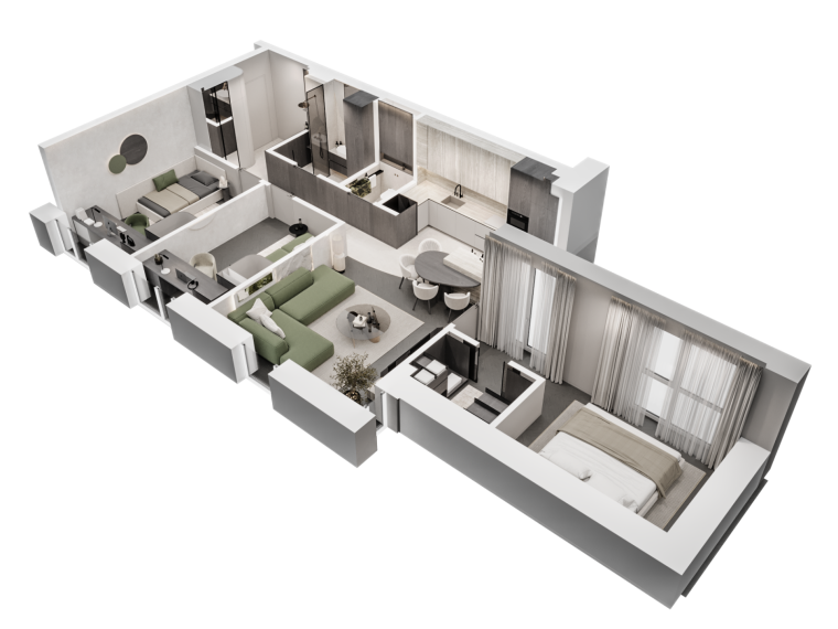 Parduodamas butas Varpo g., Žaliakalnis, Kauno m., Kauno m. sav., 78.58 m² ploto 4 kambariai 2
