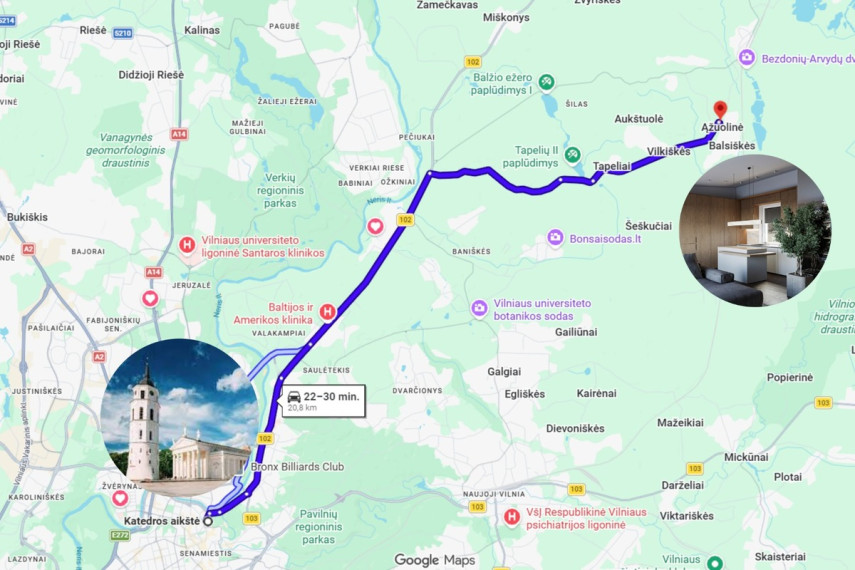 Parduodamas namas Balsiškių g., Ąžuolinės k., Vilniaus r. sav., 98.98 m2 ploto, 1 aukštai 24