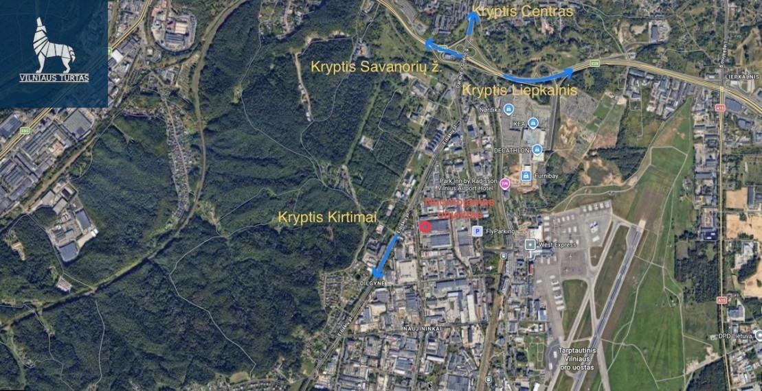 Nuomojamos administracinės, gamybinės, kitos paskirties, sandėliavimo patalpos Metalo g., Naujininkai, Vilniaus m., Vilniaus m. sav., 1300 m2 ploto 1