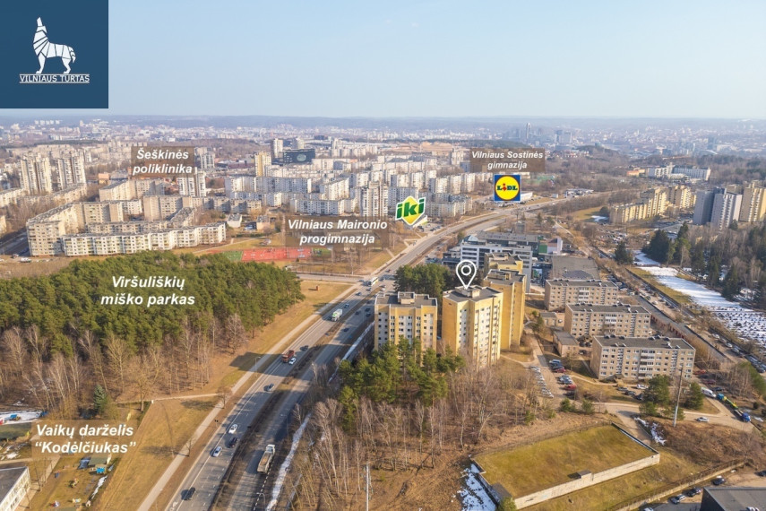 Parduodamas butas Laisvės pr., Šeškinė, Vilniaus m., Vilniaus m. sav., 69.81 m2 ploto, 3 kambariai 17