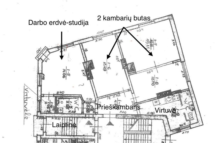 Nuomojamas butas Kapsų g., Kauno m., Kauno m. sav., 73.15 m2 ploto, 3 kambariai 33