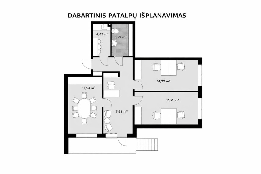 Parduodamas butas Juozo Balčikonio g., Vilniaus m., Vilniaus m. sav., 71.87 m2 ploto, 3 kambariai 23