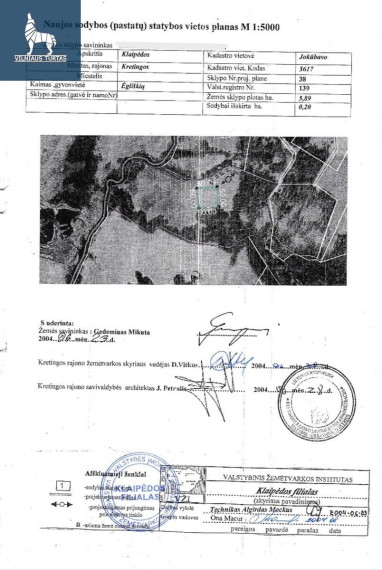 Parduodamas  sklypas Ėgliškių k., Kretingos r. sav., 8.818 a ploto 11