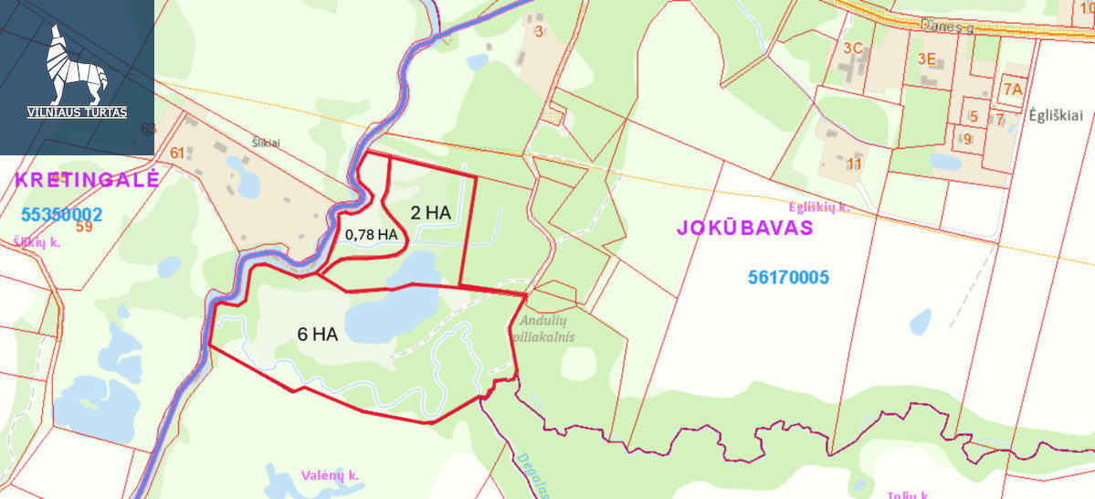 Parduodamas  sklypas Ėgliškių k., Kretingos r. sav., 8.818 a ploto 12