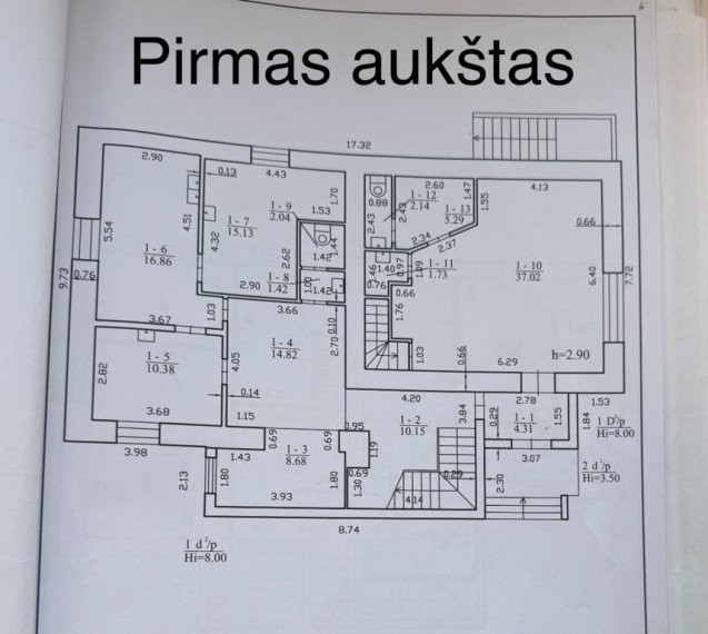 Parduodamos patalpos Panerių g., Vilijampolėje, Kaune, 304.97 kv.m ploto 6