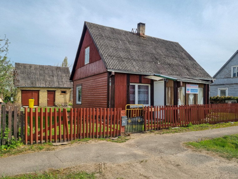 Parduodamas namas Vytauto g., Kuršėnų m., Šiaulių r. sav., 64.36 m2 ploto, 1 aukštai 1