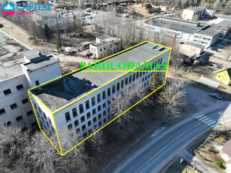 Parduodamos administracinės patalpos Lentupio g., Švenčionių m., Švenčionių r. sav., 2806.45 m2 ploto 1