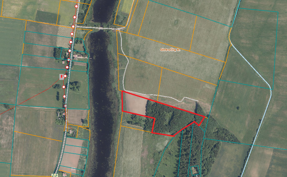 Parduodamas sklypas Girbučių k., Kupiškio r. sav., 425 a ploto 16