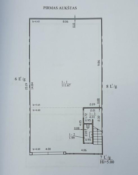 Parduodamos patalpos Rudmenos g., Palemonas, Kauno m., Kauno m. sav., 160.59 m² ploto 21