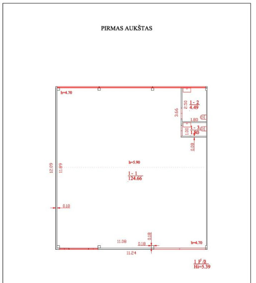 Nuomojamos patalpos Verslo g., Dainava, Kauno m., Kauno m. sav., 131 m² ploto 6