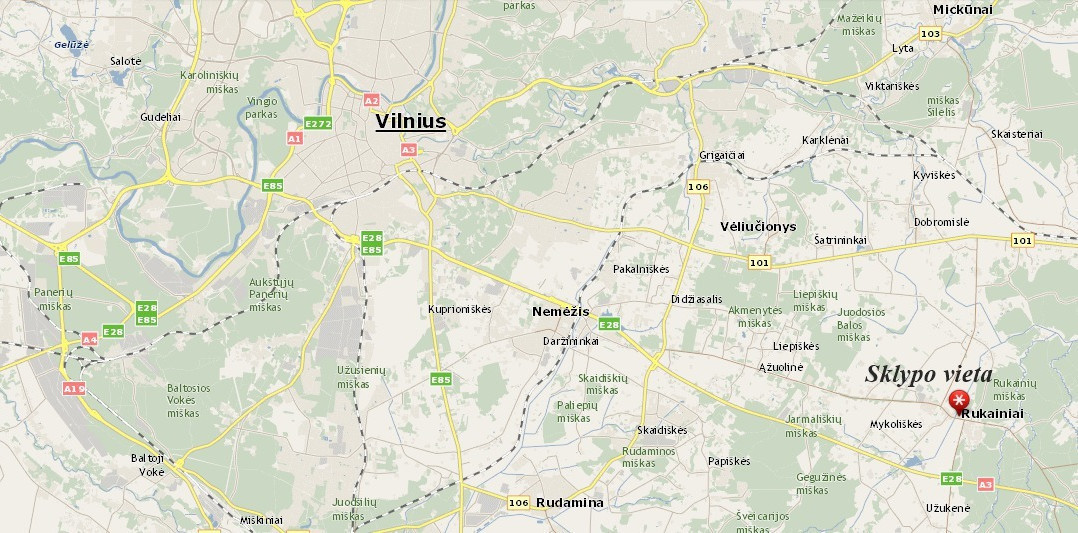 Parduodamas kitos paskirties sklypas Kunigo Povilo Ksavero Bžostovskio g., Rukainių k., Vilniaus r. sav., 12 a ploto 8