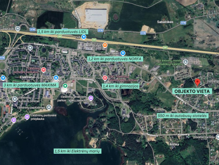 Parduodamas namas Alinkos g., Elektrėnų m., Elektrėnų sav., 203.17 m2 ploto, 2 aukštai 34