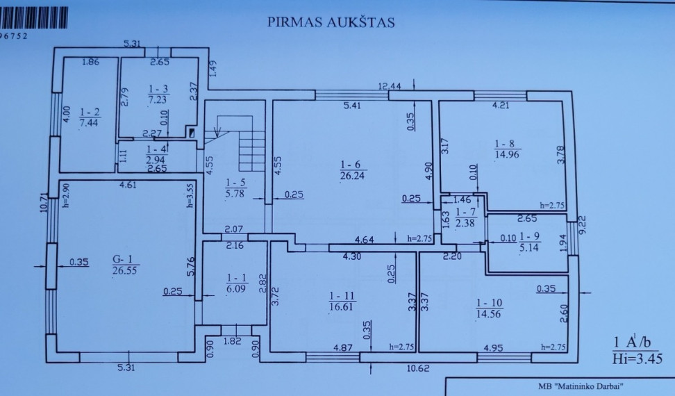 Parduodamas namas Meiriškių g., Meiriškių k., Trakų r. sav., 230.91 m2 ploto, 2 aukštai 30